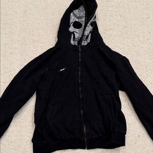Guapi Black Skull Hoodie